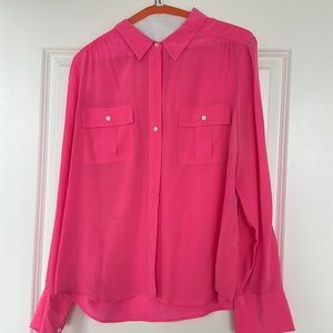 Jcrew silk button down